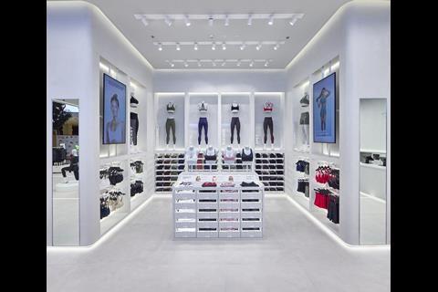 Gymshark Dubai Mall store interior